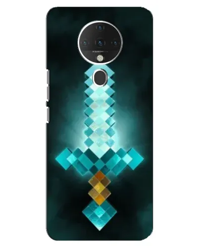 Чохол для TECNO Spark 6 з картинкою «Алмазний меч неон» Чохол для TECNO Spark 6 з картинкою «Алмазний меч неон»