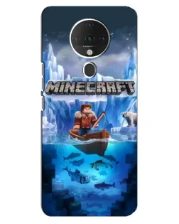 Чохол для TECNO Spark 6 з картинкою «Minecraft льодянийсвіт»