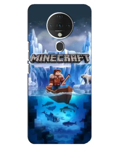 Чохол для TECNO Spark 6 з картинкою «Minecraft льодянийсвіт» Чохол для TECNO Spark 6 з картинкою «Minecraft льодянийсвіт»