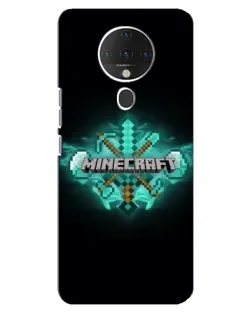 Чохол для TECNO Spark 6 з картинкою «Minecraft Diamond лого»