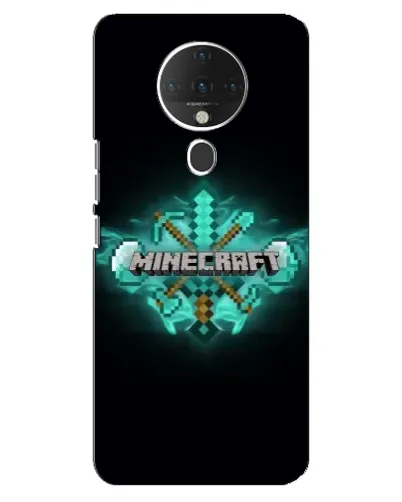 Чохол для TECNO Spark 6 з картинкою «Minecraft Diamond лого» Чохол для TECNO Spark 6 з картинкою «Minecraft Diamond лого»