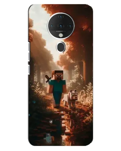 Чохол для TECNO Spark 6 з картинкою «Стів у лісі» Чохол для TECNO Spark 6 з картинкою «Стів у лісі»