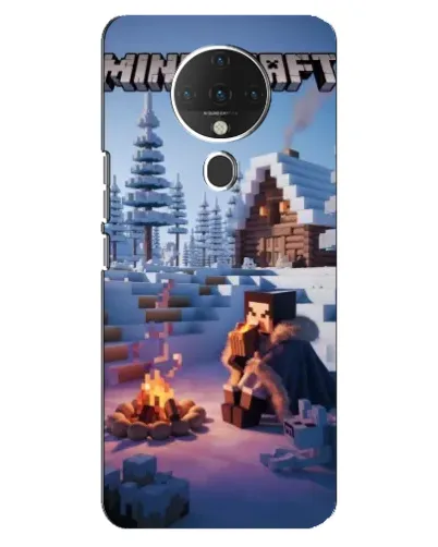 Чохол для TECNO Spark 6 з картинкою «Зимовий Minecraft» Чохол для TECNO Spark 6 з картинкою «Зимовий Minecraft»