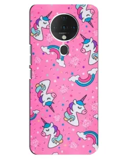 Чехол для TECNO Spark 6 с картинкой «Unicorn паттерн розовый» Чехол для TECNO Spark 6 с картинкой «Unicorn паттерн розовый»