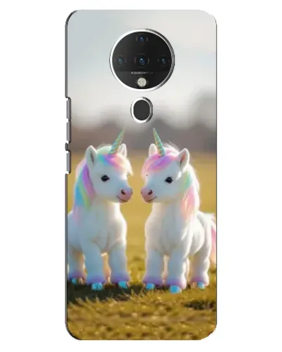 Чехол для TECNO Spark 6 с картинкой «Пара единорогов» Чехол для TECNO Spark 6 с картинкой «Пара единорогов»