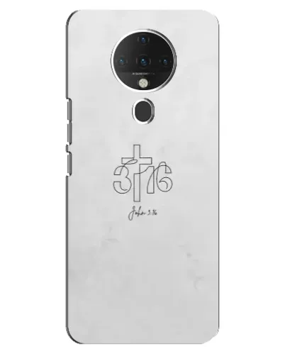 Чехол для TECNO Spark 6 с картинкой «Иоанна 3:16 Крест» Чехол для TECNO Spark 6 с картинкой «Иоанна 3:16 Крест»