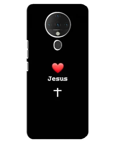 Чехол для TECNO Spark 6 с картинкой «Сердце - Jesus» Чехол для TECNO Spark 6 с картинкой «Сердце - Jesus»