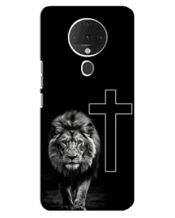 Чехол для TECNO Spark 6 с картинкой «Лев и Крест» Чехол для TECNO Spark 6 с картинкой «Лев и Крест»