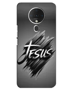 Чехол для TECNO Spark 6 с картинкой «Надпись Jesus Graffiti»