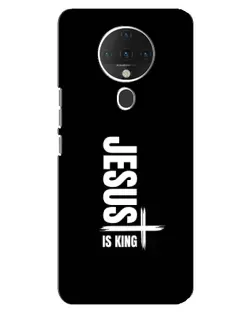 Чехол для TECNO Spark 6 с картинкой «Вертикаль веры Jesus»