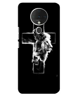 Чехол для TECNO Spark 6 с картинкой «Сияющий крест Jesus»