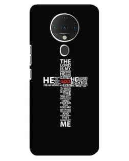 Чехол для TECNO Spark 6 с картинкой «Текстовый крест»