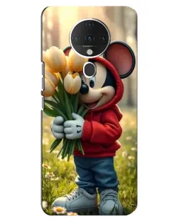 Чехол для TECNO Spark 6 с картинкой «Микки с тюльпанами» Чехол для TECNO Spark 6 с картинкой «Микки с тюльпанами»