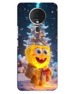 Чехол для TECNO Spark 6 с картинкой «Рождественский Спанч Боб» Чехол для TECNO Spark 6 с картинкой «Рождественский Спанч Боб»