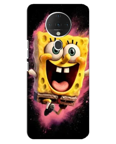 Чехол для TECNO Spark 6 с картинкой «Взрывной Спанч Боб»