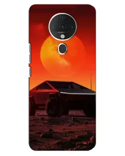 Чехол для TECNO Spark 6 с картинкой «Cybertruck на Марсе»