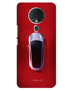 Чехол для TECNO Spark 6 с картинкой «Tesla Top View»