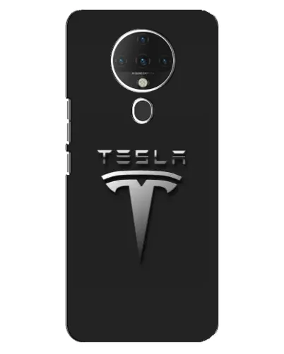 Чехол для TECNO Spark 6 с картинкой «Стальной логотип Tesla» Чехол для TECNO Spark 6 с картинкой «Стальной логотип Tesla»