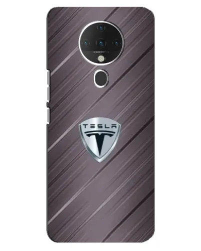 Чехол для TECNO Spark 6 с картинкой «Металлическая текстура Tesla» Чехол для TECNO Spark 6 с картинкой «Металлическая текстура Tesla»