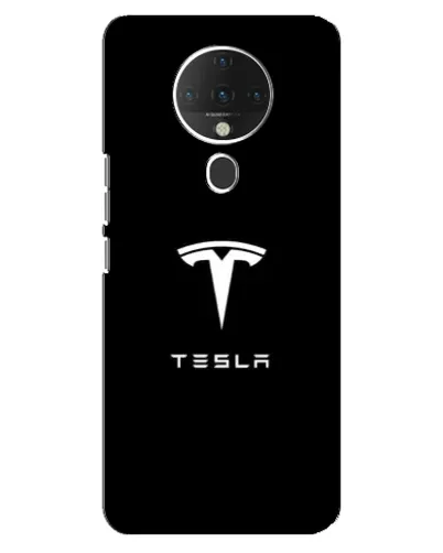Чехол для TECNO Spark 6 с картинкой «Tesla White Logo» Чехол для TECNO Spark 6 с картинкой «Tesla White Logo»