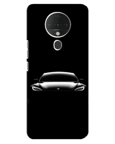 Чехол для TECNO Spark 6 с картинкой «Фары Tesla Night» Чехол для TECNO Spark 6 с картинкой «Фары Tesla Night»