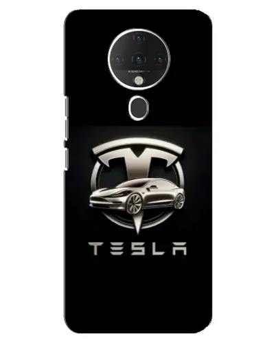 Чехол для TECNO Spark 6 с картинкой «Tesla — серебристое авто» Чехол для TECNO Spark 6 с картинкой «Tesla — серебристое авто»