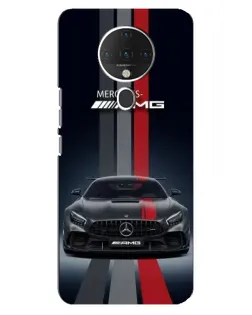 Чохол для TECNO Spark 6 з картинкою «Mercedes — білий карбон» Чохол для TECNO Spark 6 з картинкою «Mercedes — білий карбон»