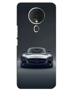Чохол для TECNO Spark 6 з картинкою «Mercedes на чорному»