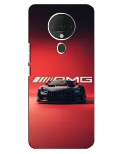 Чохол для TECNO Spark 6 з картинкою «Mercedes AMG — червона лінія»