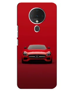 Чохол для TECNO Spark 6 з картинкою «Червоний Mercedes AMG»