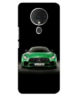 Чохол для TECNO Spark 6 з картинкою «Mercedes — неоновий лого»