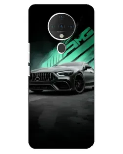 Чохол для TECNO Spark 6 з картинкою «Темний Mercedes AMG»