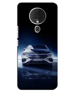 Чохол для TECNO Spark 6 з картинкою «Нічний Mercedes EQ»