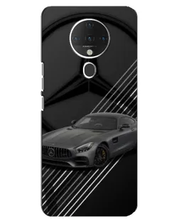 Чохол для TECNO Spark 6 з картинкою «Mercedes AMG — графіка»