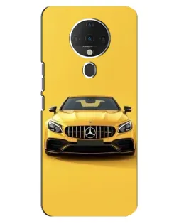 Чохол для TECNO Spark 6 з картинкою «Жовтий Mercedes GT»