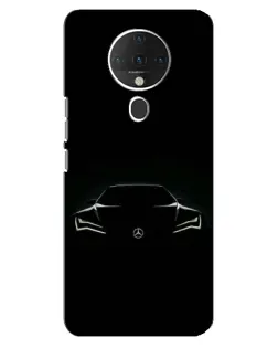Чехол для TECNO Spark 6 с картинкой «Mercedes — силуэт авто» Чехол для TECNO Spark 6 с картинкой «Mercedes — силуэт авто»