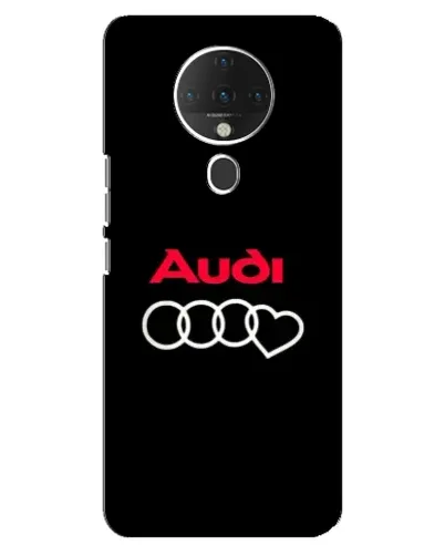 Чохол для TECNO Spark 6 з картинкою «Логотип Audi Heart»