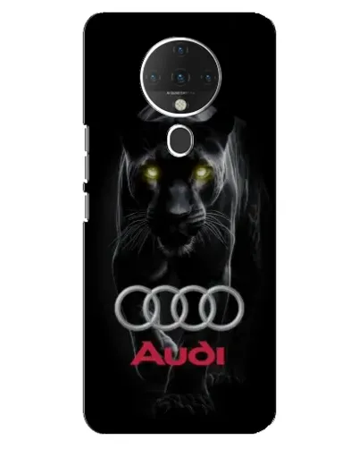 Чохол для TECNO Spark 6 з картинкою «Пантера та Audi»