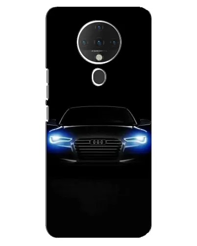 Чохол для TECNO Spark 6 з картинкою «Audi в неоні»