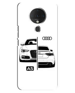 Чохол для TECNO Spark 6 з картинкою «Audi — контрастний дизайн»