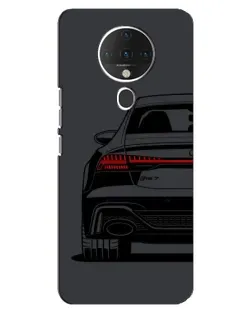 Чохол для TECNO Spark 6 з картинкою «Задня частина Audi — арт»