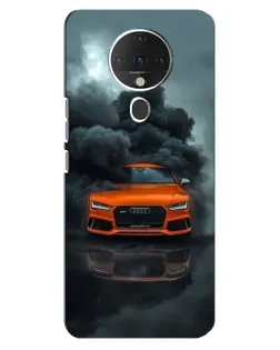 Чохол для TECNO Spark 6 з картинкою «Audi у хмарах диму»