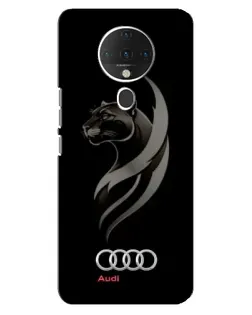 Чохол для TECNO Spark 6 з картинкою «Графіка — пантера та Audi»