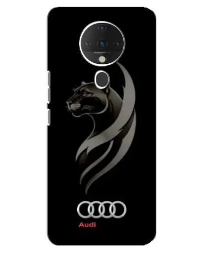 Чохол для TECNO Spark 6 з картинкою «Графіка — пантера та Audi»