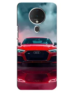 Чохол для TECNO Spark 6 з картинкою «Audi RS — червоний стиль»