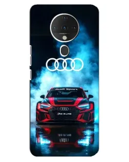 Чохол для TECNO Spark 6 з картинкою «Audi Sport — неон»