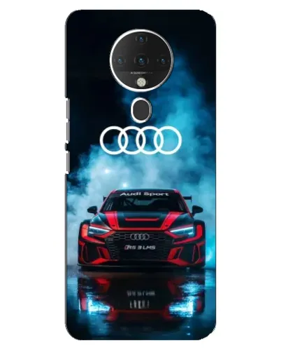 Чохол для TECNO Spark 6 з картинкою «Audi Sport — неон»