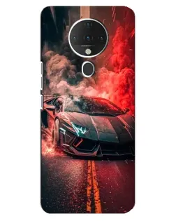 Чехол для TECNO Spark 6 с картинкой «Lamborghini красный дым» Чехол для TECNO Spark 6 с картинкой «Lamborghini красный дым»
