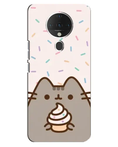 Чехол для TECNO Spark 6 с картинкой «Пушин с кексом» Чехол для TECNO Spark 6 с картинкой «Пушин с кексом»