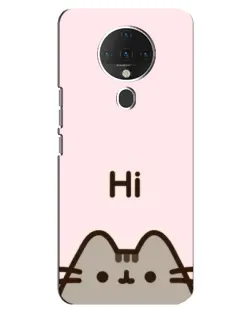 Чехол для TECNO Spark 6 с картинкой «Пушин говорит Hi» Чехол для TECNO Spark 6 с картинкой «Пушин говорит Hi»